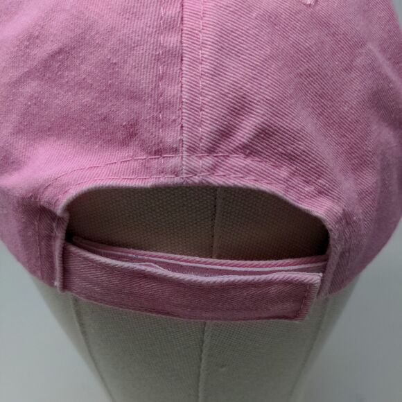 Lucky 7 Women's Strapback Hat Pink Adjustable Embroidered Sharky's Venice FL - Picture 9 of 13